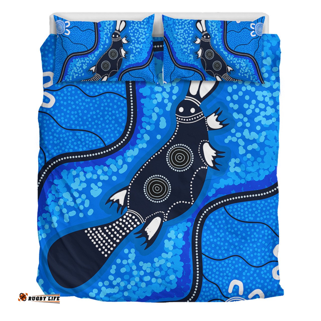 Australia Aboriginal Bedding Set - Platypus Art Bedding Set