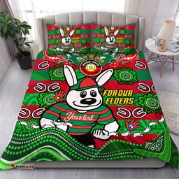 South Sydney Rabbitohs Custom Bedding Set - For Our Elders Home Jersey Bedding Set
