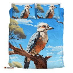 Australia Kookaburra Bedding Set - Kookaburra With Blue Sky Bedding Set