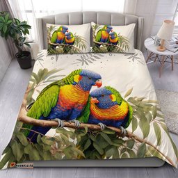 Amazing Aussie Australia Australia Rainbow Lorikeets Birds Art Inspired Bedding Set