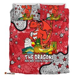 St. George Illawarra Dragons Custom Bedding Set - Australian Big Things Bedding Set