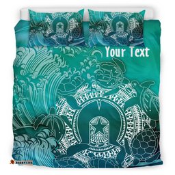 [Custom] Australia Torres Strait Islands Inspired Bedding Set - Torres Strait Islands in Wave