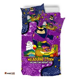 Melbourne Storm Custom Bedding Set - Australian Big Things Bedding Set
