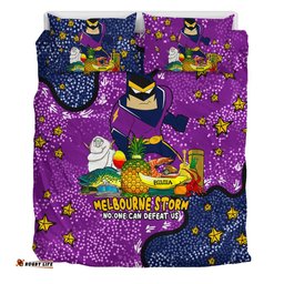 Melbourne Storm Custom Bedding Set - Australian Big Things Bedding Set