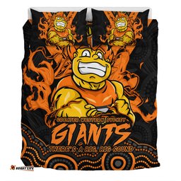 Amazing Aussie GWS GIANTS Ripped Legacy Of The Game Bedding Set