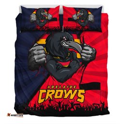 Amazing Aussie Adelaide Crows Breaking Through Fan Design Bedding Set