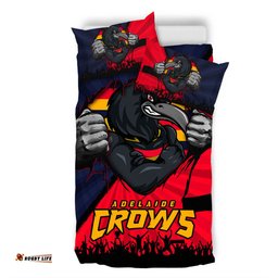 Amazing Aussie Adelaide Crows Breaking Through Fan Design Bedding Set