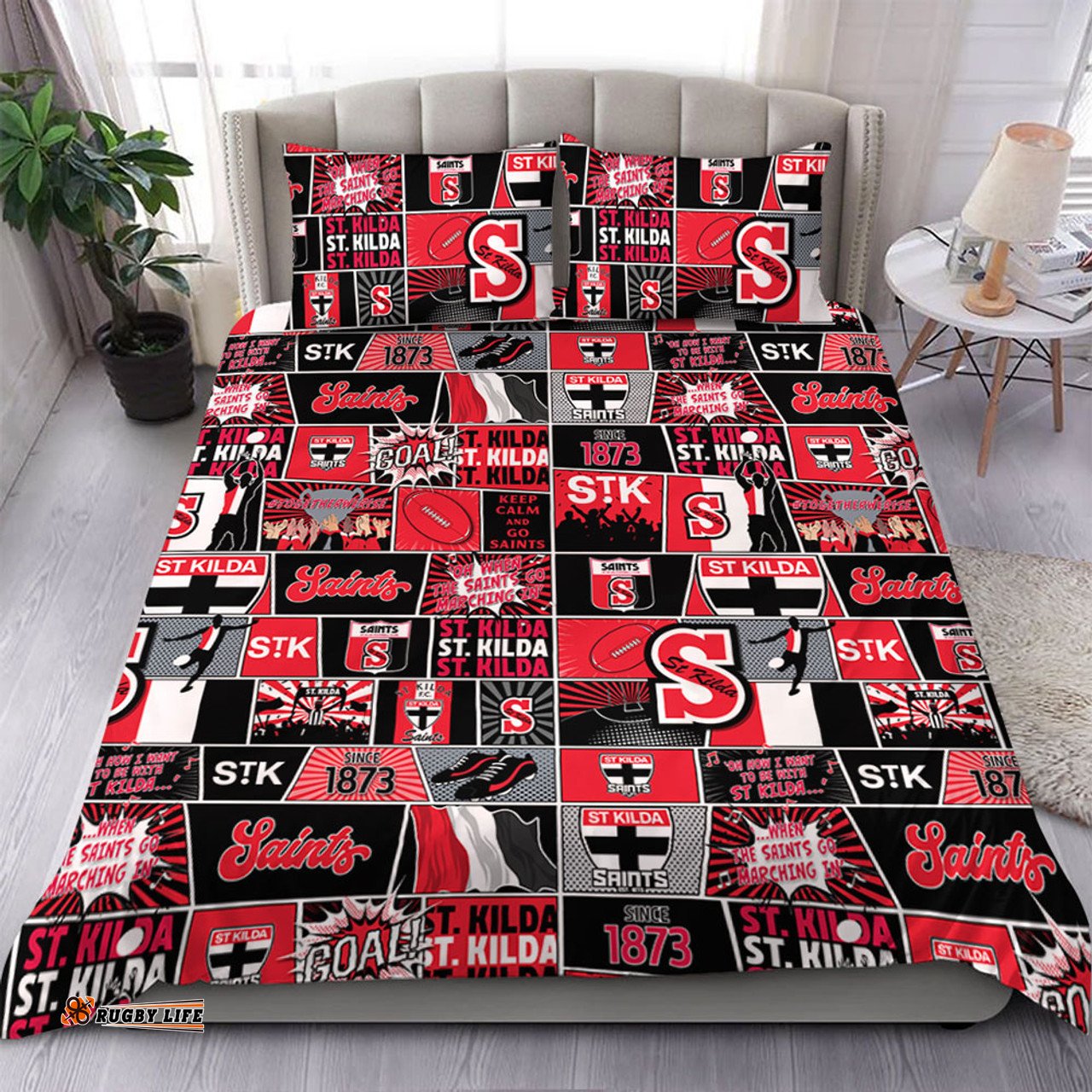 Amazing Aussie St Kilda Legacy Of The Pride Comic Style Bedding Set