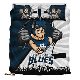 Amazing Aussie Carlton Breaking Through Fan Design Bedding Set