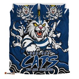 Amazing Aussie Geelong Cats Ripped Legacy Of The Game Bedding Set