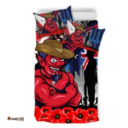 Amazing Aussie Melbourne Anzac Day Honor United In Spirit Bedding Set