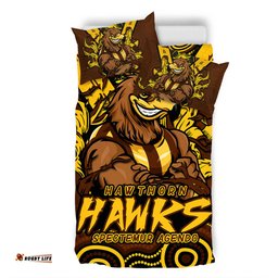 Amazing Aussie Hawthorn Ripped Legacy Of The Game Bedding Set