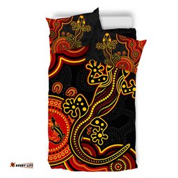 Amazing Aussie Australia Aboriginal Lizard Dreaming Outback Bedding Set