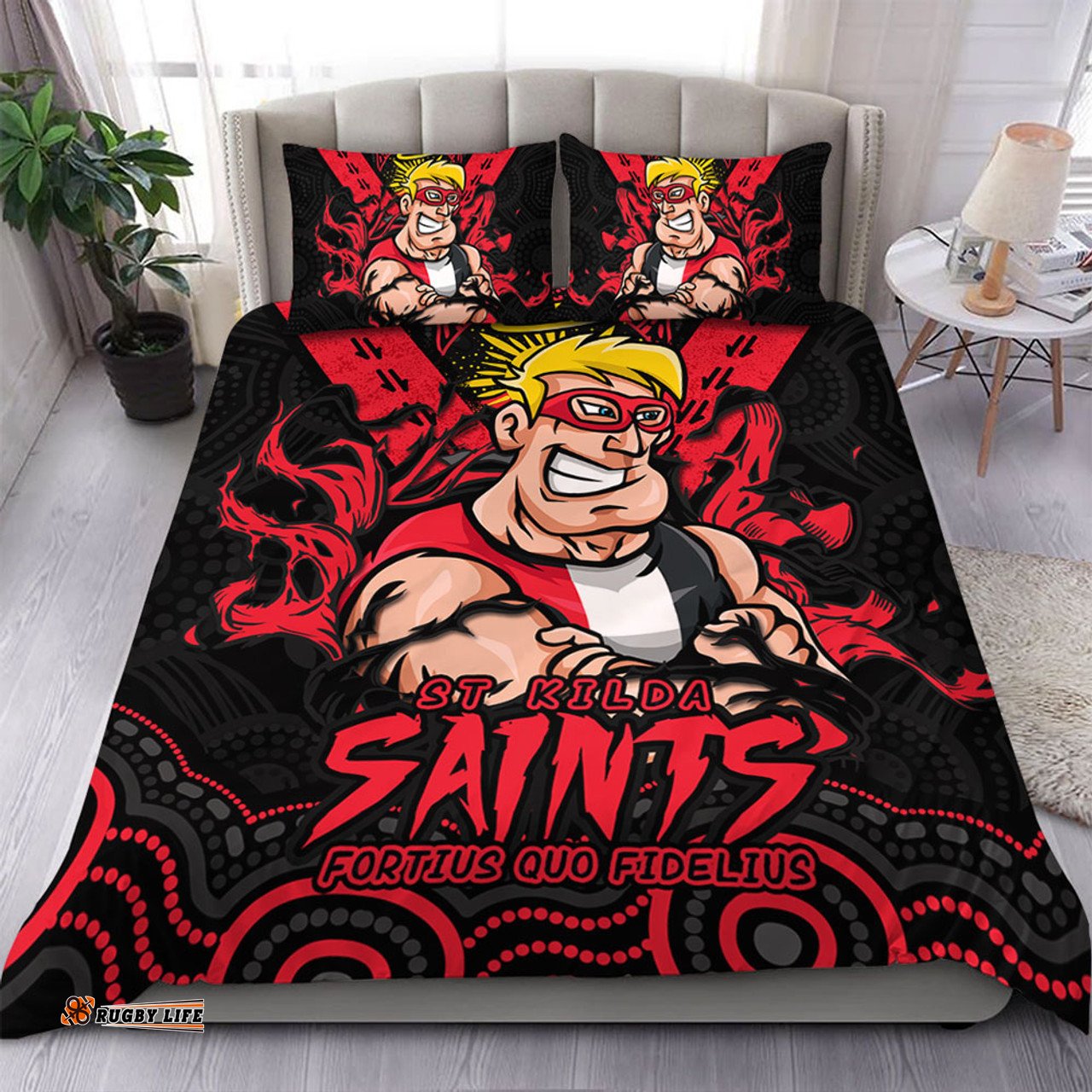 Amazing Aussie St Kilda Ripped Legacy Of The Game Bedding Set