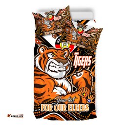Amazing Aussie Wests Tigers Naidoc Week Custom For Our Elders Home Jersey Bedding Set