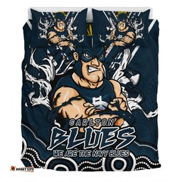 Amazing Aussie Carlton Ripped Legacy Of The Game Bedding Set