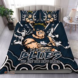 Amazing Aussie Carlton Ripped Legacy Of The Game Bedding Set