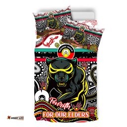 Amazing Aussie Penrith Panthers Naidoc Week Custom For Our Elders Home Jersey Bedding Set