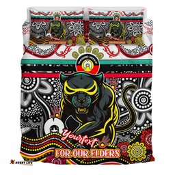 Amazing Aussie Penrith Panthers Naidoc Week Custom For Our Elders Home Jersey Bedding Set