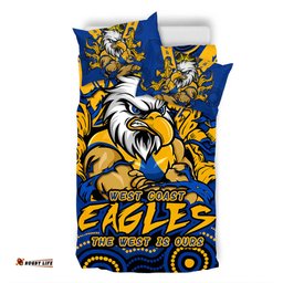 Amazing Aussie West Coast Eagles Ripped Legacy Of The Game Bedding Set