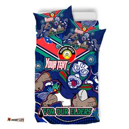 Amazing Aussie New Zealand Warriors Naidoc Week Custom For Our Elders Home Jersey Bedding Set