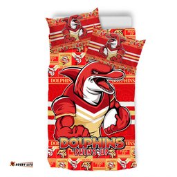 Amazing Aussie Redcliffe Dolphins Champion���s Pride Comic Style Bedding Set