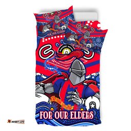 Amazing Aussie Newcastle Knights Naidoc Week Custom For Our Elders Home Jersey Bedding Set