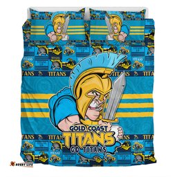 Amazing Aussie Gold Coast Titans Champion���s Pride Comic Style Bedding Set