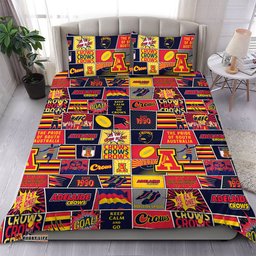 Amazing Aussie Adelaide Crows Legacy Of The Pride Comic Style Bedding Set