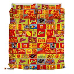 Amazing Aussie Gold Coast SUNS Legacy Of The Pride Comic Style Bedding Set