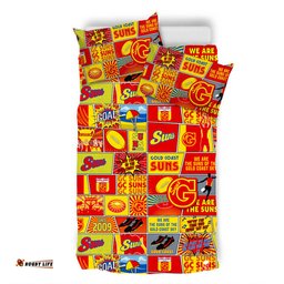 Amazing Aussie Gold Coast SUNS Legacy Of The Pride Comic Style Bedding Set