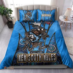 Amazing Aussie Cockroaches Cockroaches Mascot With Aboriginal Inspired Art  Bedding Set