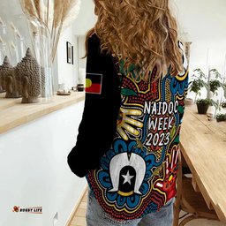 Australia NAIDOC Week 2023 Women Casual Shirt For Our Elders Indigenous