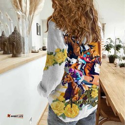 Melbourne Cup Australia Women Casual Shirt Horse Racing Happy 164th Anniversary
