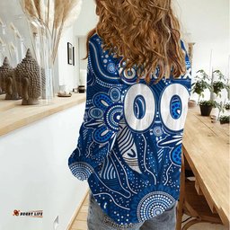Personalised Cats NAIDOC Week 2024 Women Casual Shirt Aussie Aboriginal Art