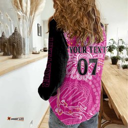 Custom Sixers Cricket Indigenous Women Casual Shirt Inspirations