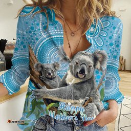 Australia Mothers Day Women Casual Shirt I Love You Every Universe Aboriginal Art