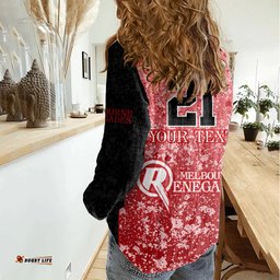 Melbourne Renegades Custom Women Casual Shirt BBL Cricket Team 2024