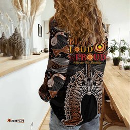 Torres Strait Islander NAIDOC 2024 Women Casual Shirt Dhari Headdress Indigenous Cultural Spirit