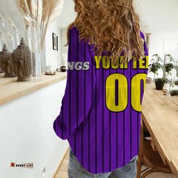 Custom Personalised And Number Sydney Basketball Kings Casual Shirt