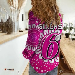 Sydney Sixers Cricket Women Casual Shirt Aboriginal