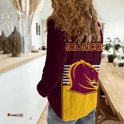 Broncos Rugby 2023 Women Casual Shirt Sporty Style Maroon Version