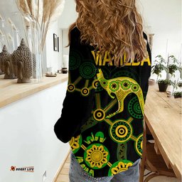 Australia Soccer Women Casual Shirt Matildas World Cup With Kangaroo