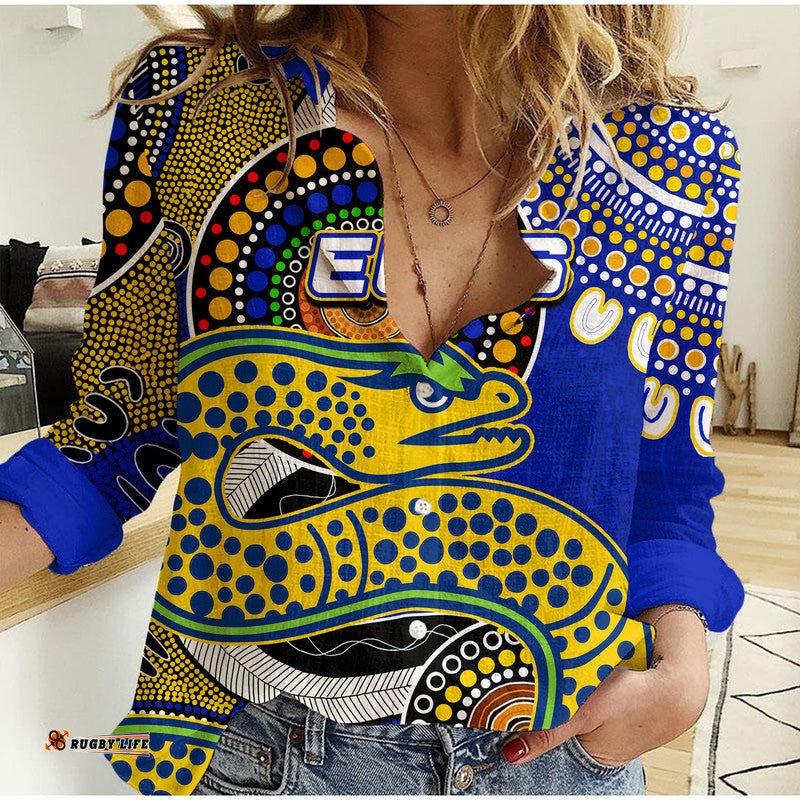 Eels NRL Aboriginal Casual Shirt