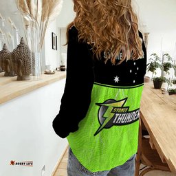 Sydney Thunder Cricket Women Casual Shirt Est 2011 Sporty