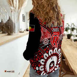 Melbourne Renegades NAIDOC 2023 Women Casual Shirt Indigenous For Our Elders