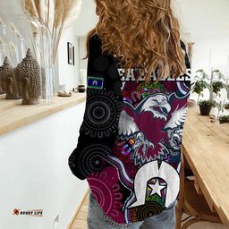 Sea Eagles Rugby NAIDOC Week Women Casual Shirt Indigenous