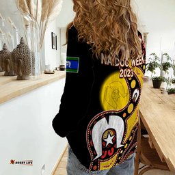 Australia NAIDOC Week 2023 Women Casual Shirt Indigenous For Our Elders