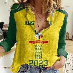 Australia Cricket Women Casual Shirt History Champions World Cup Unique