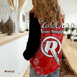 Melbourne Renegades Cricket Happy Easter Day Women Casual Shirt Simple Style